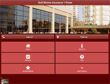 Tablet Screenshot of gulfshoresinsurance.com
